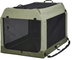 Midwest Canine Camper Pop-Up Tent Soft Folding Dog Crate - Green - 42" X 26" X 32" In