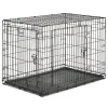 Midwest Contour Metal Folding Double Door Dog Crate - 42" X 28" X 30" Inches