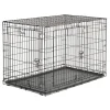 Midwest Contour Metal Folding Double Door Dog Crate - 48" X 30" X 33" Inches
