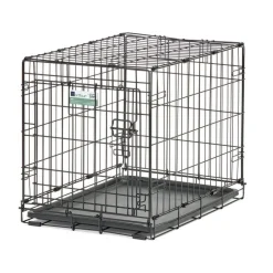 Midwest Contour Metal Folding Single Door Dog Crate - 24" X 18" X 19" Inches
