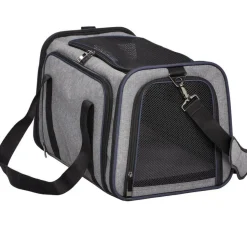 Midwest Duffy Expandable Travel Pet Carrier - Gray - Large - 19.1" X 12.1" X 12.2" Inches