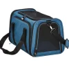 Midwest Duffy Expandable Travel Pet Carrier - Blue - Medium - 18.3" X 11.2" X 11.1 Inches