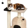 Midwest Nuvo Nest Fine N' Fun Wicker 3-Tier Cat Tree Furniture - Beige