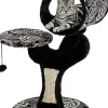 Midwest Nuvo Salvadore Scratching Post and Cat Furniture Tower - Black