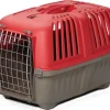 Midwest Spree Hard-Sided Travel Cat and Dog Kennel Carrier - Red - 19" X 12.7" X 12.7" Inches