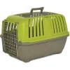 Midwest Spree Top Loading Double Door Travel Dog Kennel Carrier - Green - 24" X 15.5" X 15" Inches