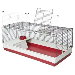 Midwest Wabbitat Deluxe Rabbit and Small Animal Home - X-Large - 47" X 23.6" X 19.7" Inches