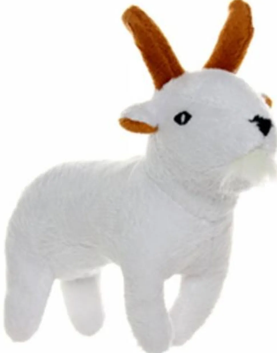 Mighty Junior Farm Goat Durable Plush Dog Toy - Small