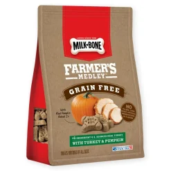 Milk-Bone Farmer's Medley Grain Free Biscuits with Turkey & Pumpkin Dog Treats