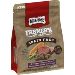 Milk-Bone Farmer's Medley Grain Free Biscuits with Lamb and Spring Vegetables Dog Treats