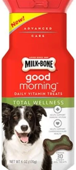 Milk-Bone Good Morning Daily Total Wellness Vitamin Dog Treats