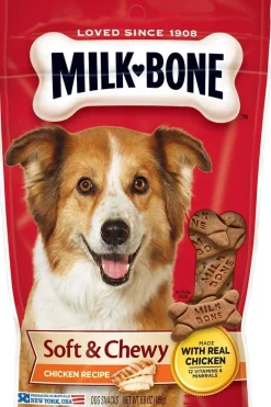 Milk-Bone Soft & Chewy Dog Treats Chicken - 5.6 Oz
