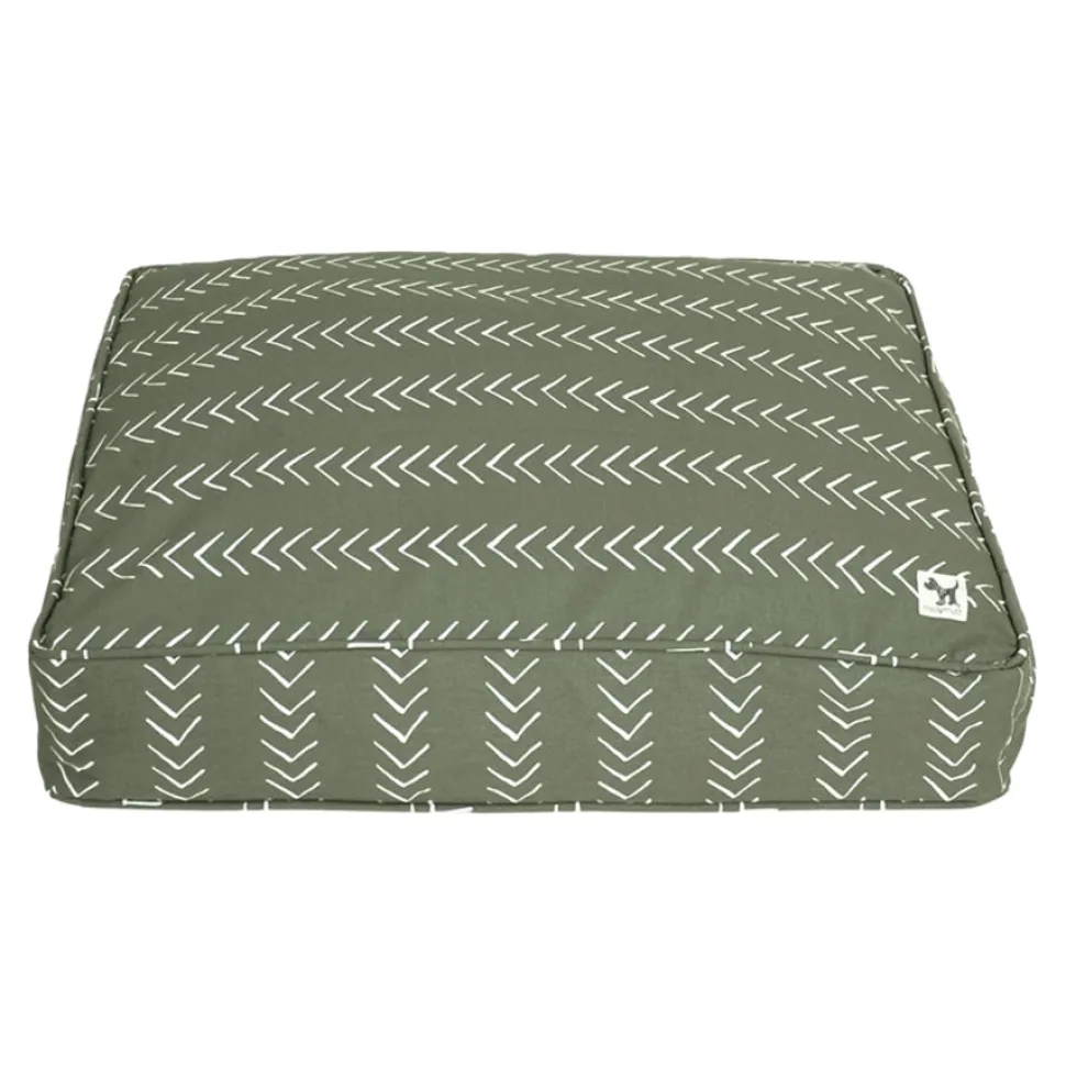 Molly Mutt Forever Young Duvet 100% Cotton Breathable and Washable Pet Bed Cover - Olive