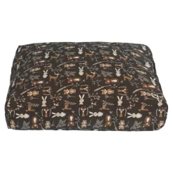 Molly Mutt Gorgeous Beast Duvet 100% Cotton Breathable and Washable Pet Bed Cover - Dark Brown