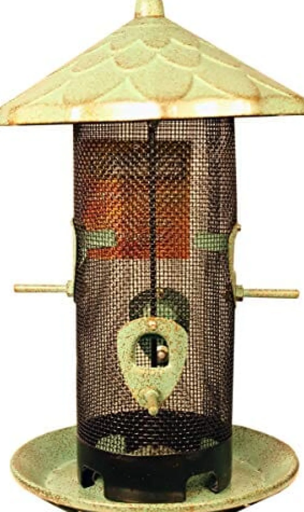 More Birds Acorn Screen Sunflower Wild Bird Feeder - Green - 2.8 Lbs Cap