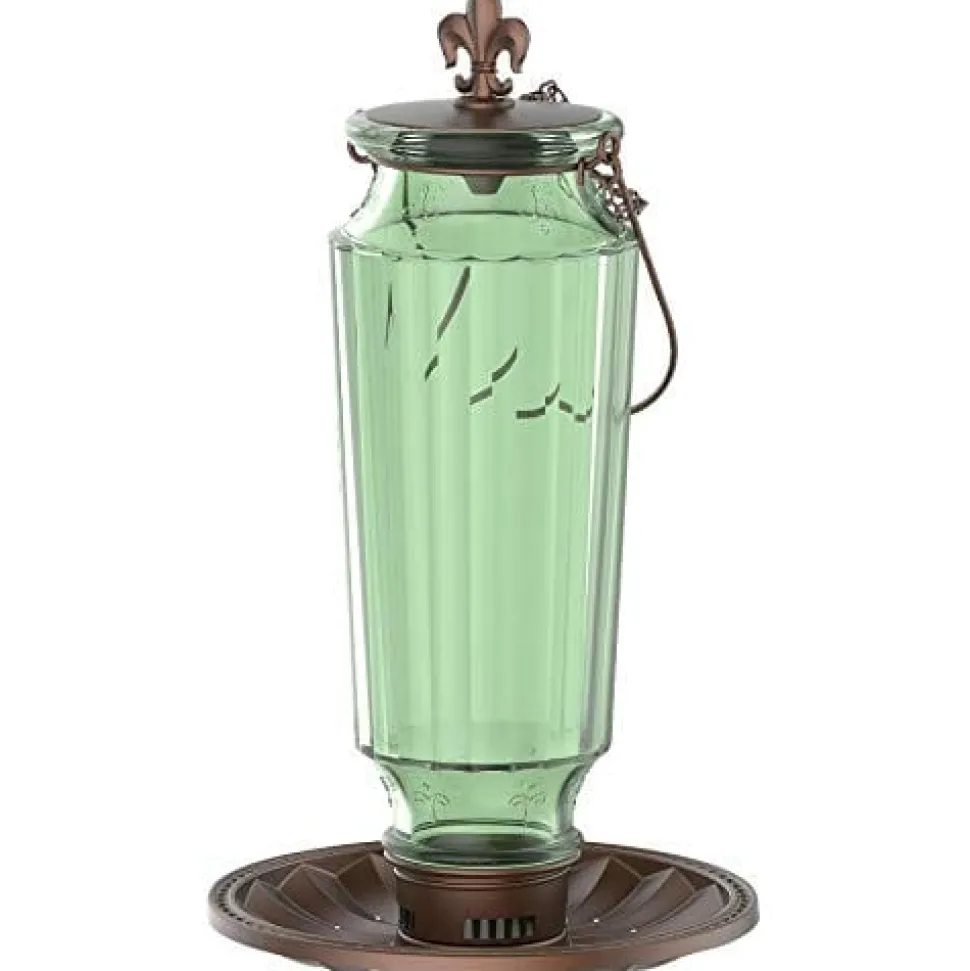 More Birds Lincoln Glass Combo Sunfloweror Thistle Wild Bird Feeder - 1.6 Lbs Cap - 2 Pack