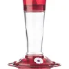 More Birds Ruby Glass Hummingbird Feeder - Red - 10 Oz Cap