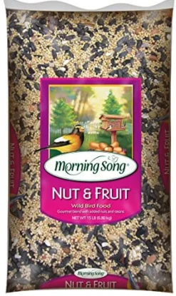 Morning Song Nut & Fruit Wild Bird Food Seed Mix - 15 Lbs - 3 Pack