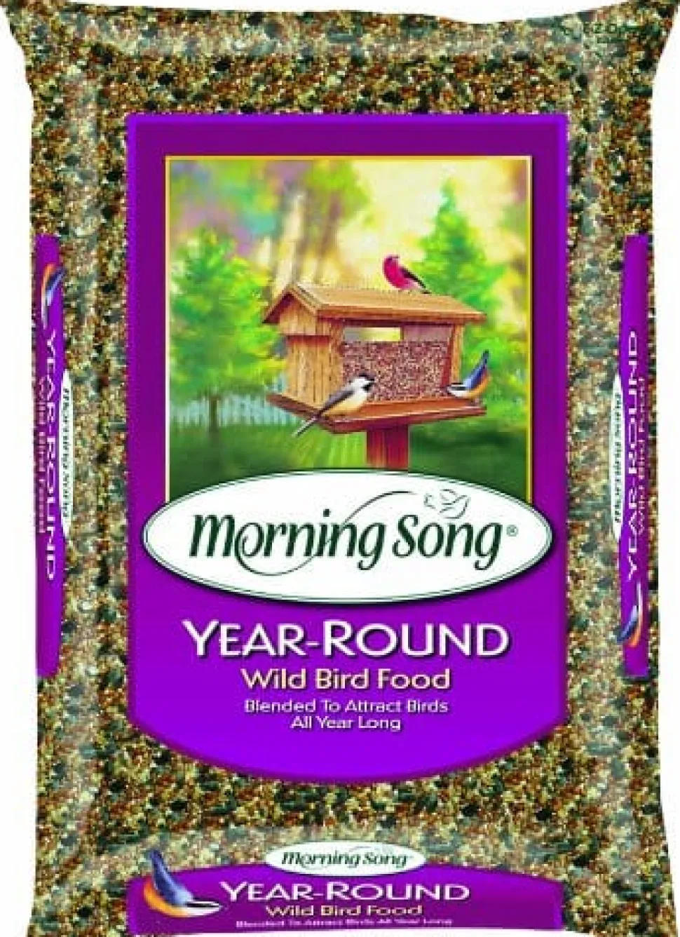 Morning Song Year-Round Wild Bird Food Seed Mix - 40 Lbs