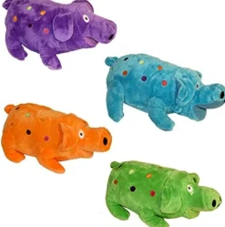Multipet Globlets Squeak and Plush Dog Toy - Assorted - 9" Inches