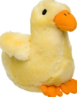 Multipet Look Who's Talkin' Duck Sounding Plush Dog Toy - 5" Inches