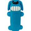 Multipet Minipet Loofa Squeak and Chew Latex Dog Toy - Assorted - 5.75" Inches
