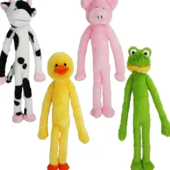 Multipet Minipet Swingin Slevin Squeak and Plush Dog Toy - 12" Inches
