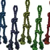Multipet Nuts for Knots Dangler Rope and Tug Dog Toy - Assorted - 20" Inches