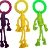 Multipet Nuts for Knots Hangman Rope and TPR Ring Dog Toy - 12" Inches