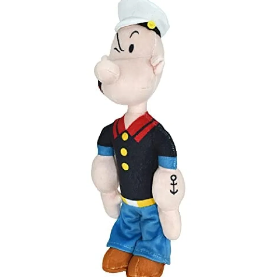 Multipet Popeye the Sailor Man Squeak and Plush Dog Toy - 11" Inches