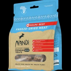Nandi Nguni Beef Meat Freeze-Dried Dog Treats - 2 oz
