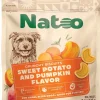 Natoo Sweet Potato and Pumpkin Crunchy Dog Biscuits Treats - 8 Oz