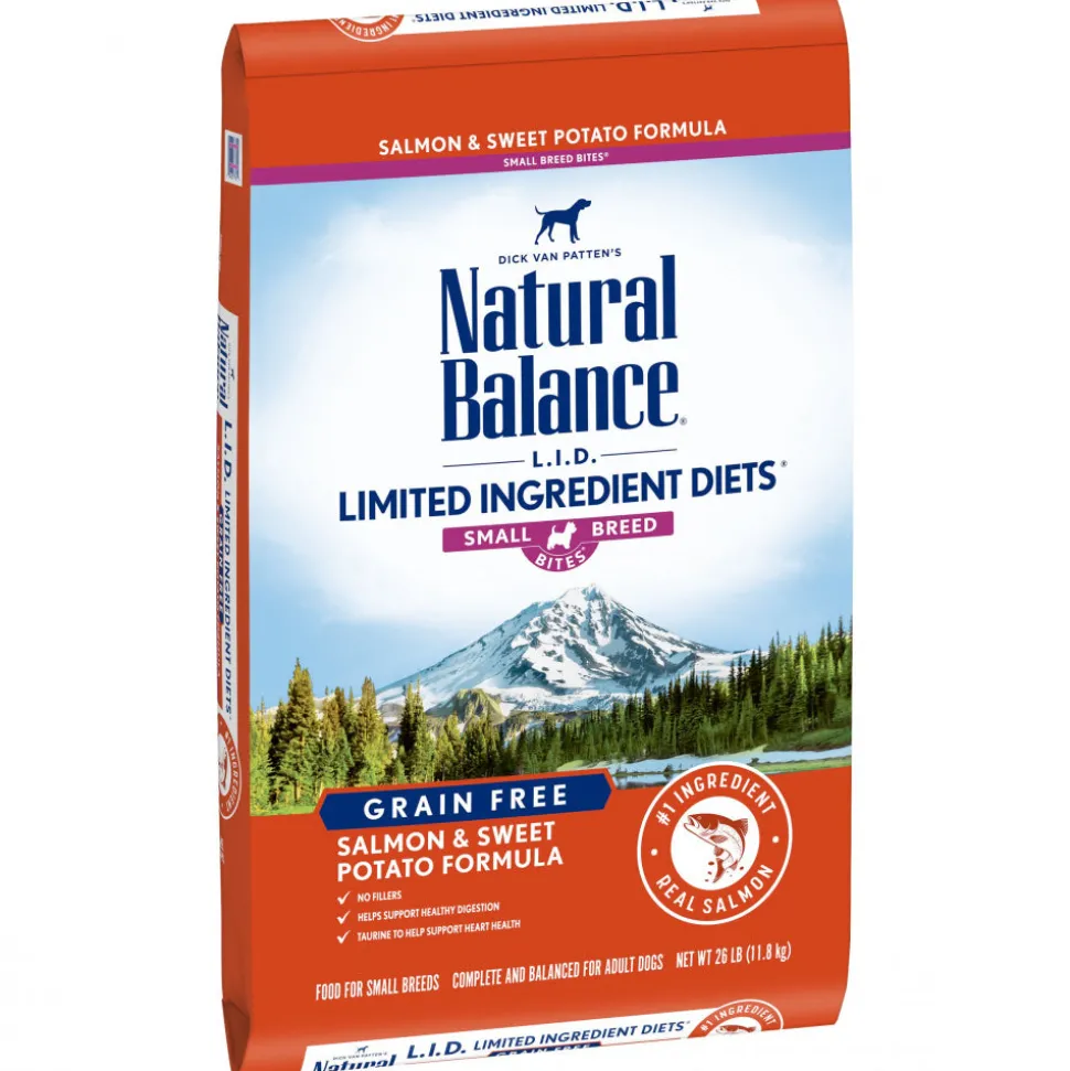 Natural Balance L.I.D. Limited Ingredient Diets Adult Maintenance Sweet Potato and Fish Small Breed Bites Dry Dog Food