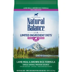 Natural Balance L.I.D. Limited Ingredient Diets Lamb & Brown Rice Formula Small Breed Bites Dry Dog Food