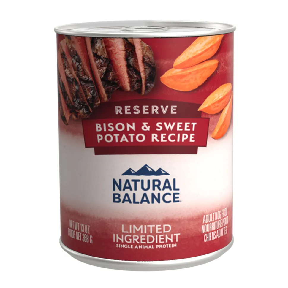 Natural Balance L.I.D. Limited Ingredient Diets Buffalo and Sweet Potato Formula Canned Dog Food