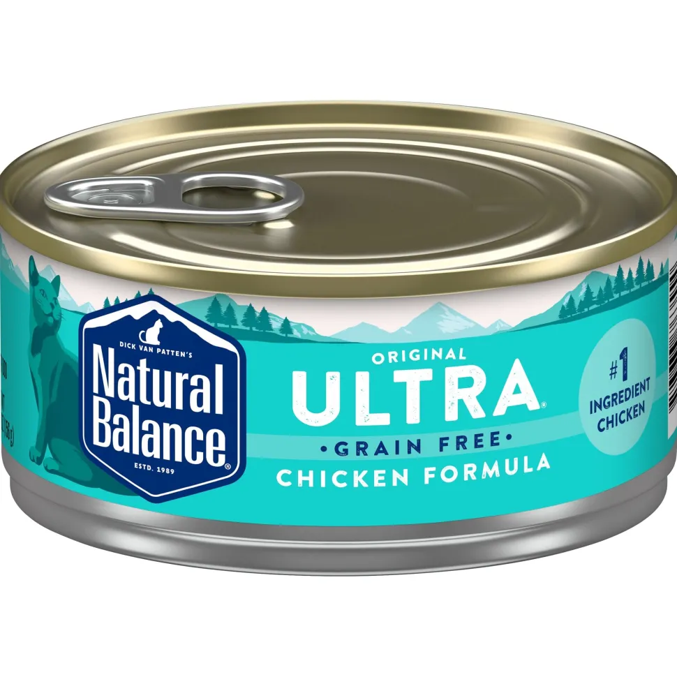Natural Balance Pet Foods Original Ultra Grain Free Adult Wet Cat Food Chicken - 5.5 Oz - Case of 24
