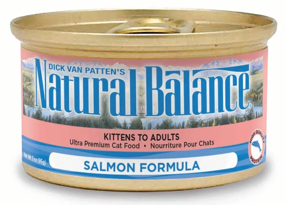 Natural Balance Pet Foods Ultra Premium Wet Cat Food Salmon - 5.5 Oz - Case of 24