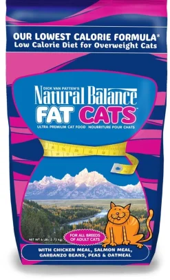 Natural Balance Pet Foods Fat Cats Low Calorie Dry Cat Food - Chicken & Salmon - 6 lb