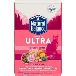 Natural Balance Pet Foods Original Ultra Grain Free All Life Stages Dry Cat Food - Chicken & Salmon Meal - 15 lb