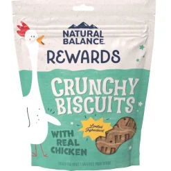 Natural Balance Pet Foods Rewards Crunchy Biscuits Dog Treats - Chicken - 28 Oz