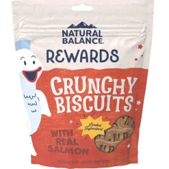 Natural Balance Pet Foods Rewards Crunchy Biscuits Dog Treats - Salmon - 28 Oz