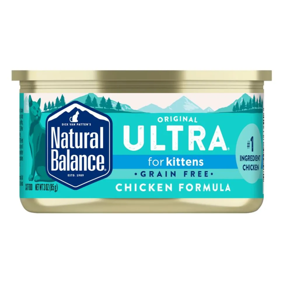 Natural Balance Pet Foods Original Ultra Whole Body Health Wet Kitten Food Chicken - 3 Oz - Case of 24