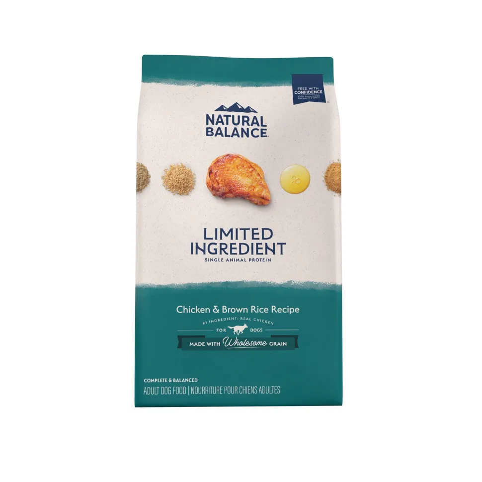 Natural Balance Pet Foods Limited Ingredient Diet Adult Dry Dog Food - Chicken & Brown Rice - 12 lb