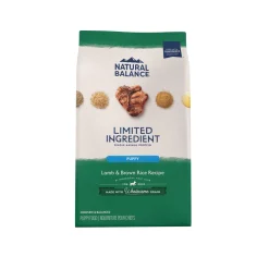 Natural Balance Pet Foods Limited Ingredient Diet Puppy Dry Dog Food - Lamb & Brown Rice - 12 lb