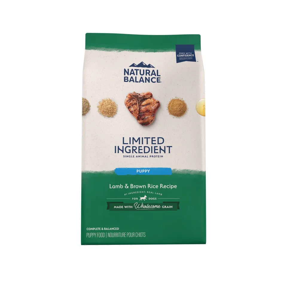 Natural Balance Pet Foods Limited Ingredient Diet Puppy Dry Dog Food - Lamb & Brown Rice - 12 lb