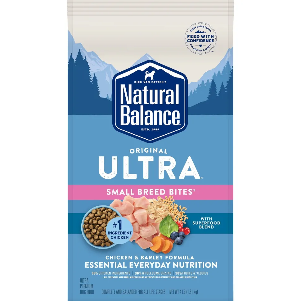 Natural Balance Pet Foods Ultra Small Breed Bites Dry Dog Food - Chicken - 4 lb