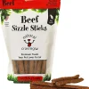 Natural Cravings USA Beef Sizzle Sticks Soft jerky Dog Treats - 12 oz