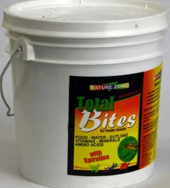 Nature Zone Cricket Total Bites with Spirulina - 1 gal