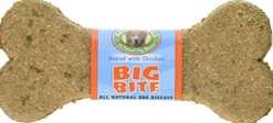 Nature's Animals Big Bite Dog Biscuits Treats - Chicken - 8 In - 24 Pack