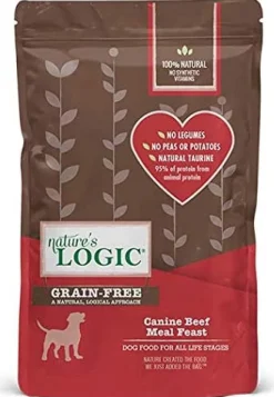 Nature's Logic Distinction Fresh Meat Beef Dry Dog Food - 12 lb Bag